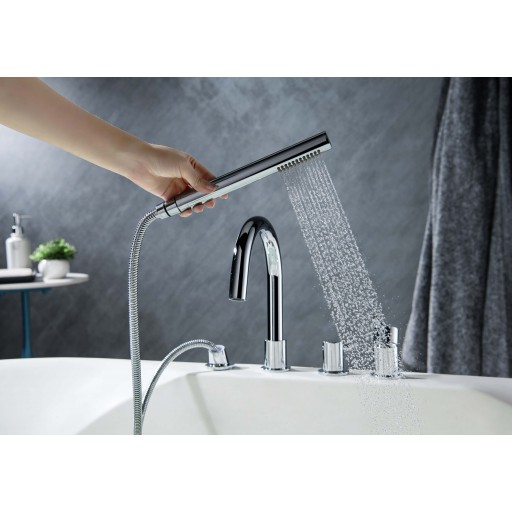 Смеситель на борт ванны AQUATEK Европа AQ1348CR однорычажный хром